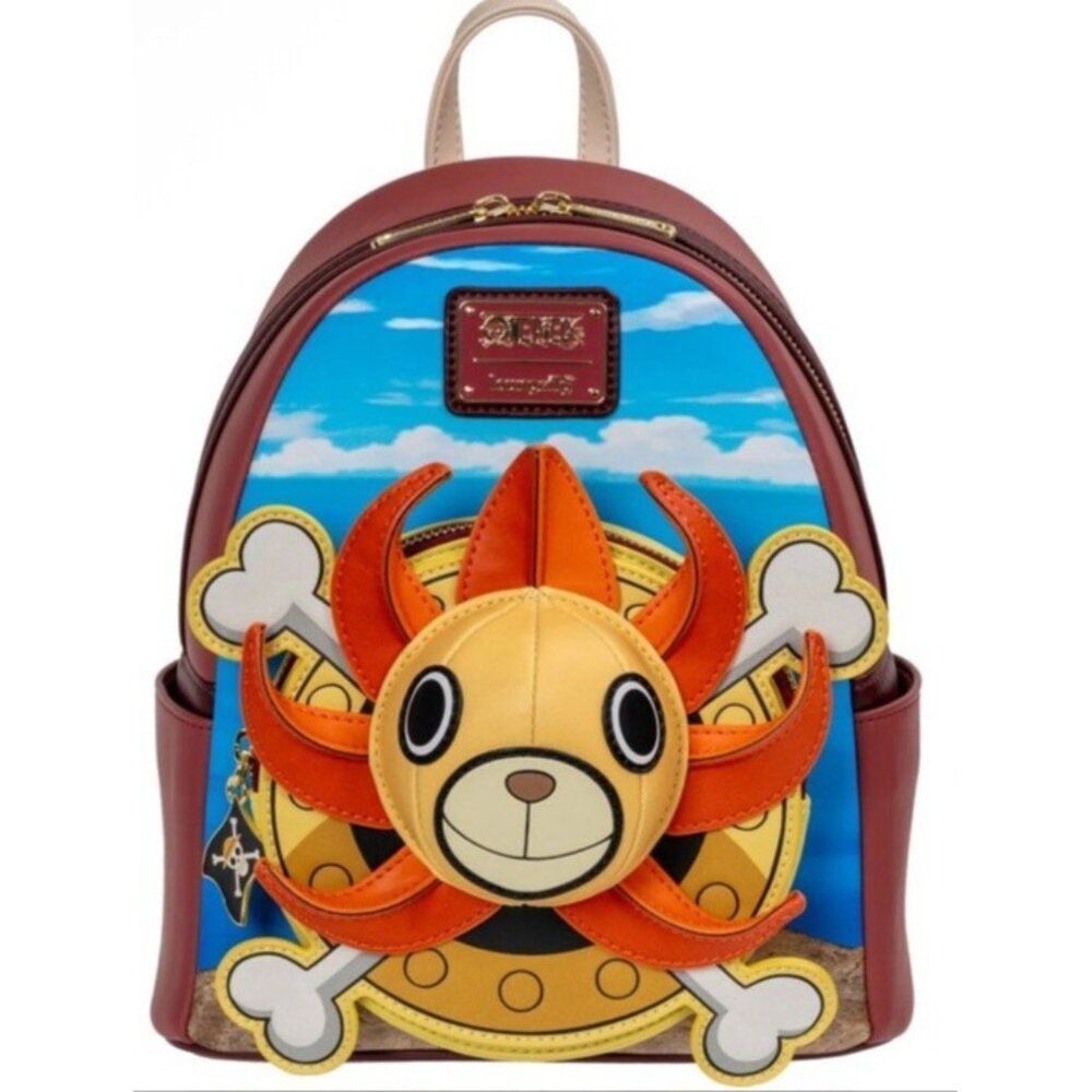 Loungefly One Piece Thousand Sunny Ship Mini Backpack Exclusive Pirate NWT New